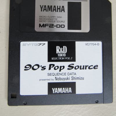 Yamaha SY/TG77 90's Pop Source Sequence Data Vol 2 VC7704-D