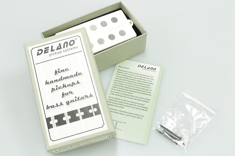 Delano MC 5 AL Delano 5-string dual coil humbucker pickup white