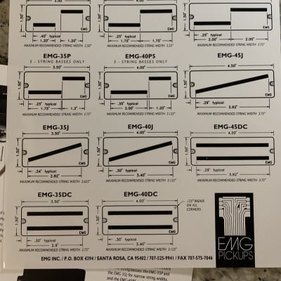 EMG Catalog Brochures Pickup Lines Vintage H 85 89 image 9