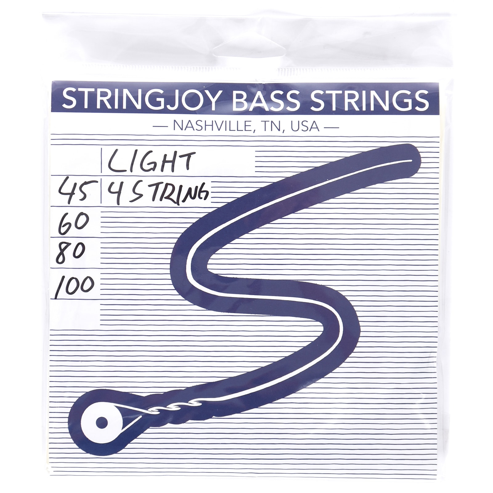 Stringjoy Nickel Long Scale 4String Bass Guitar Strings Reverb