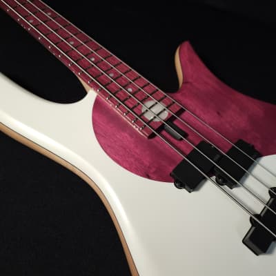 Fodera Yin Yang Standard Purpleheart 4 String Bass With Updated Case image 15