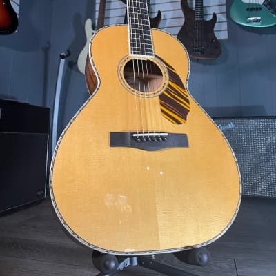 Fender Paramount PS-220E Solid Wood A/E Parlor Natural w/ Hard Case image 1