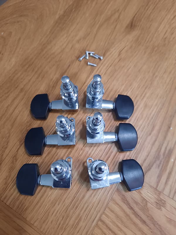 PRS Low Mass Phase I Locking Tuner Set - Chrome w/ small