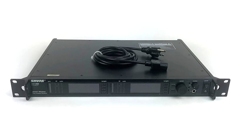 SHUREワイヤレスAXT400 AXT-400 レシーバー 動作確認済み