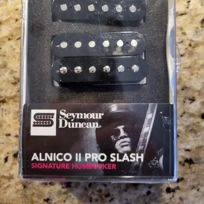 Zebra Humbucker Seymour Duncan Alnico II Pro Slash Set Zebra
