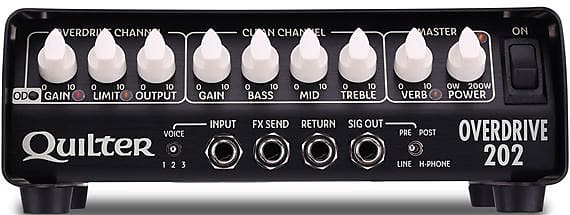 Quilter Overdrive 202 Electric Guitar Amplifier Head 200 Watts image 1