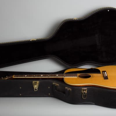 Vega  Profundo Flat Top Acoustic Guitar (1940s), ser. #39840, black hard shell case. image 10