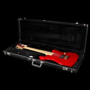 Used 2007 Charvel Custom San Dimas 1H Electric Guitar Transparent Candy Red image 10