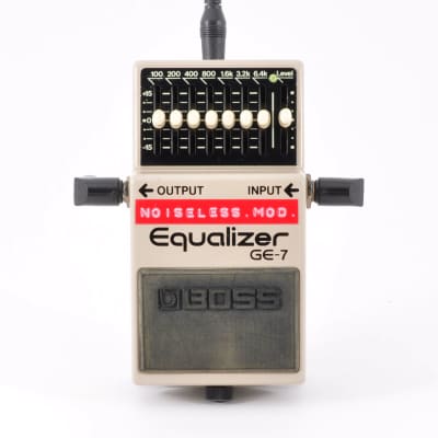 Boss GE-7 Modified Noiseless Equalizer PSA.OK Made In Taiwan 1995 Guitar Effects Pedal Used From Japan #CH09483 image 7