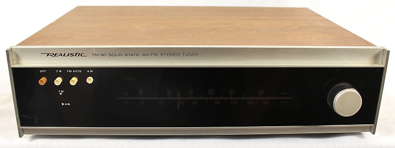 Vintage Realistic TM-90 Solid State AM-FM Stereo Tuner Receiver