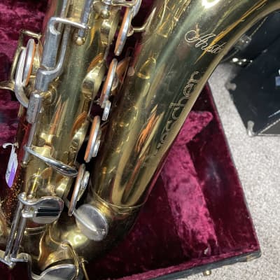 buescher aristocrat tenor saxophone s-40 1950s-1960s - brass - plays well image 5