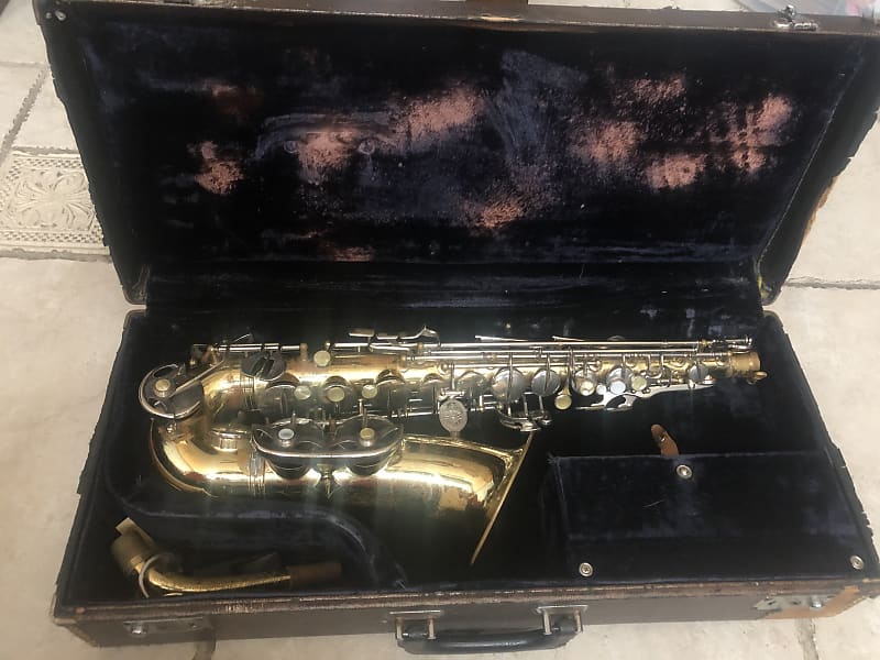 EVETTE ALTO SAXOPHONE SAX MADE IN ITALY w/ MOUTHPIECE & HARD Reverb