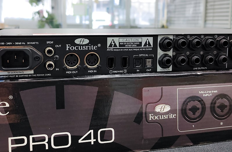 Focusrite Saffire Pro 40 Firewire Audio Interface | Reverb Canada