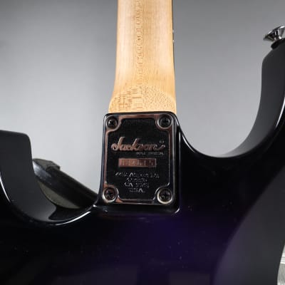 Jackson USA Dinky 1997 Reverse Headstock - Purple Burst w Jackson USA Dinky 1997 Reverse Headstock - Purple Burst w