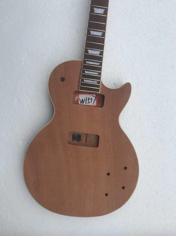 LP Les Paul Style Guitar Body with Mahogany Neck, P90s | Reverb