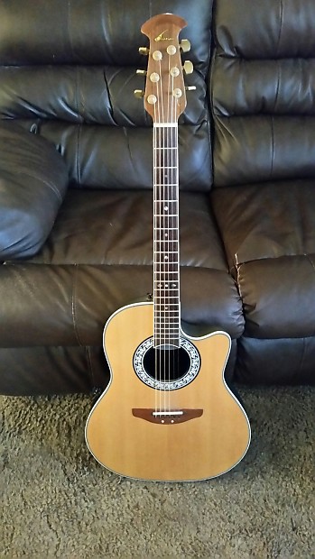 OVATION 1528D (Ultra Deluxe Shallow Cutaway) Acoustic/Electric. Rare!