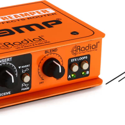 Radial EXTC-SA 1-channel Active Re-Amping Device  Bundle with Radial Firefly Rackmount Kit SA Series Rack Adaptor image 1