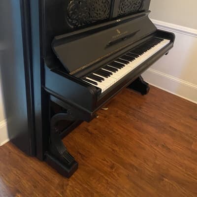 19th century Steinway & Sons upright grand piano 56'' image 3