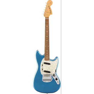 Fender Vintera '60s Mustang Guitar Pau Ferro Fingerboard - Lake Placid Blue image 3