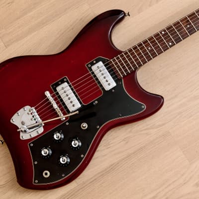 1965 Guild S-100 Polara Vintage Electric Guitar Cherry Red for sale