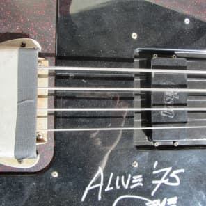 Gibson Gene Simmons KISS Stage Played and Signed Vintage Gibson Grabber image 12