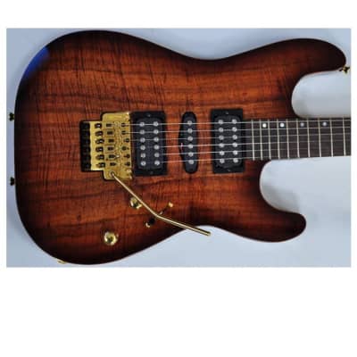 Schecter CET Koa Top USA Custom Shop Electric Guitar Tobacco Burst image 14