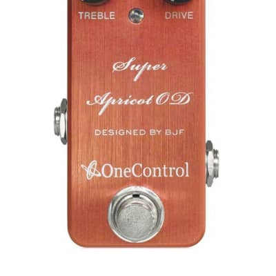 One Control BJF Super Apricot Overdrive pedal for sale