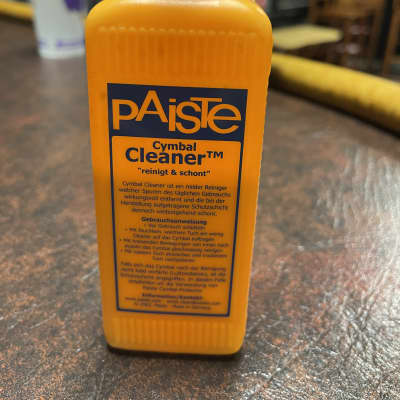 Paiste Cymbal cleaner 2017 Orange and Blue image 2