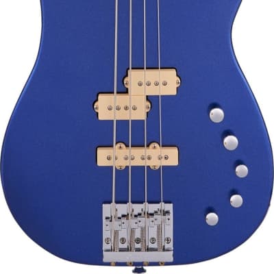 Charvel Pro-Mod San Dimas Bass PJ IV Bass Guitar, Mystic Blue image 2