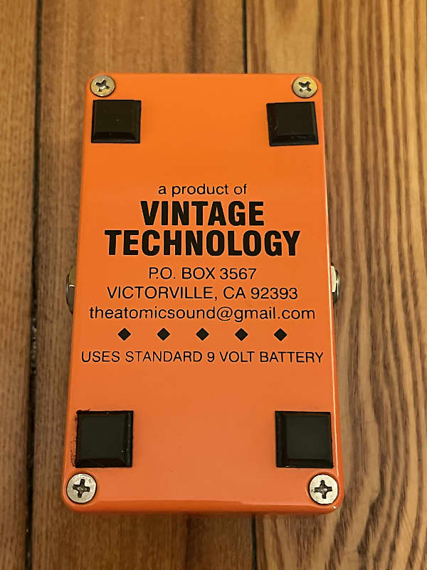 Vintage Technology Orange Sunshine Fuzz - Orange | Reverb