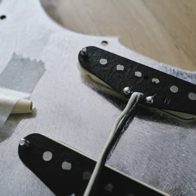 Mark Foley Pre CBS  Stratocaster pickups and aged pickguard image 5