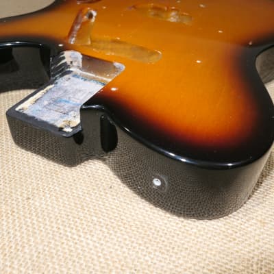 1992 Fender Telecaster Guitar Sunburst Body image 4