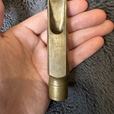 Rare Sebastian Knox Bronze Handcrafted Tenor Sax Mouthpiece - 0.108! image 2