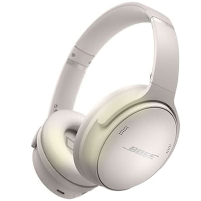 Bose QuietComfort 45 Noise-Canceling Wireless Over-Ear Headphones (White Smoke) + Bose Soundlink Micro Bluetooth Speaker (Smoke White) image 2