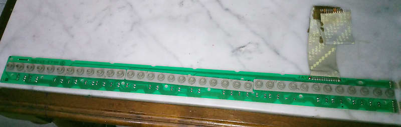 CASIO 2 BOARDS CONTACT STRIP M614K KY1M KY2M part replace CT