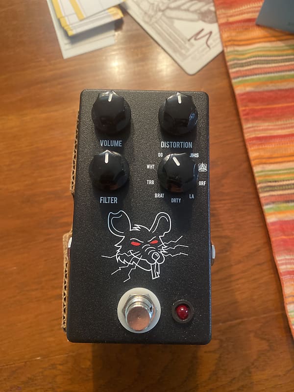 Jhs Pedals Packrat Distortion Overdrive Fuzz Nf-e Garatia