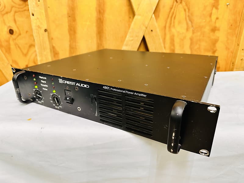 Crest Audio 4801 Professional Audio Power Amplifier Reverb