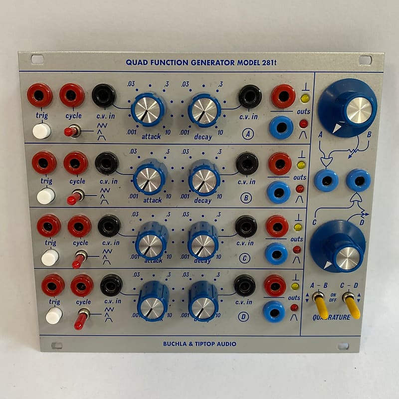 鍵盤楽器 Buchla 281t Quad Function Generator Buchla & Tiptop Audio Quad Function Generator 281t | Reverb