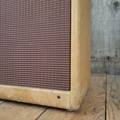 Fender Tweed Narrow Panel Deluxe Amp 5E3 with 5F6 tube chart 1958 - Tweed image 8