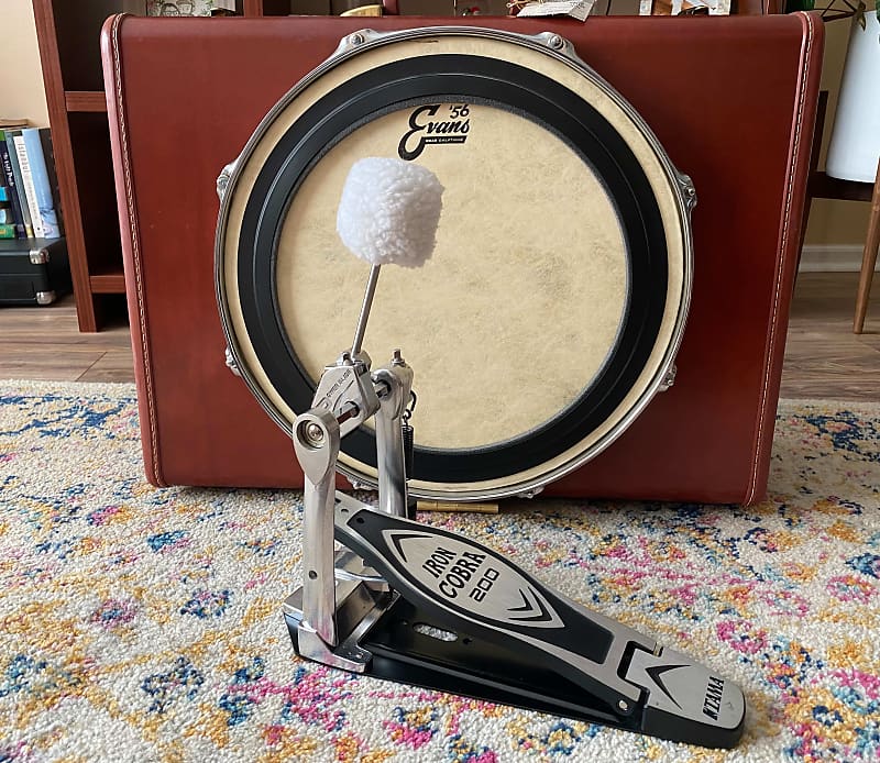 Suitcast Kick Drum and Pedal Tambourine (Bridgman Brothers) Reverb