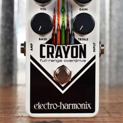 Electro-Harmonix EHX Crayon 69 Full Range Overdrive Guitar Effect Pedal image 2
