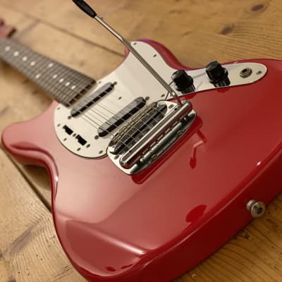 Fender Japan Mustang '69 Reissue MIJ 2010 Rare Fiesta Red Finish w/ Matching Headstock image 3