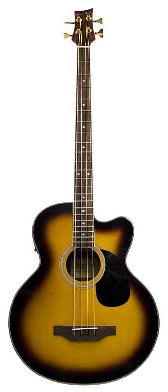 Beaver Creek BCB05CEVSB Acoustic/Electric Bass Cutaway Guitar BCB05CE (Sunburst) image 1
