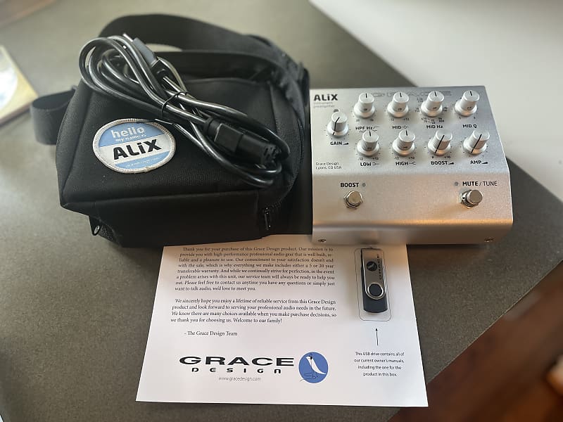 Grace Design ALiX Instrument Preamplifier 2020 - Silver | Reverb