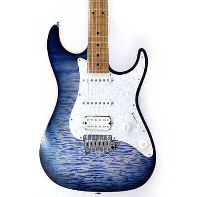 Suhr Guitars Core Line Series Standard Plus (Faded Trans Whale Blue Burst / Roasted Maple) SN.71619 image 11