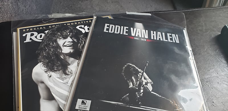 Eddie Van Halen 1955-2020 Commemorative Magazines | Reverb