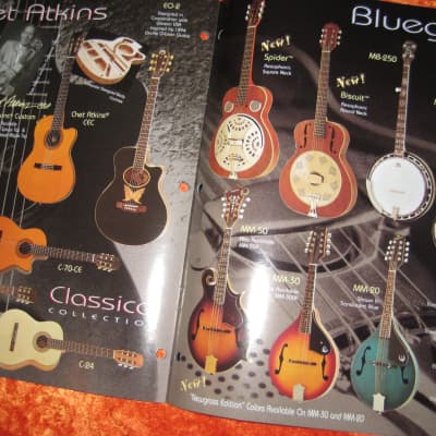 Epiphone Guitar Brochure Catalog 26 Page from 1997 W/ Prices image 7