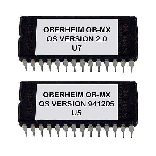 Oberheim OB-MX OS Upgrade v2.0 + Voiceboard update OBMX Eprom Update Firmware image 1