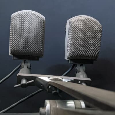 1970s Matched Pair of EAG MD-16N: Dynamic Cardioid Vintage Microphones /w Stand | Hungarian AKG D12 image 15