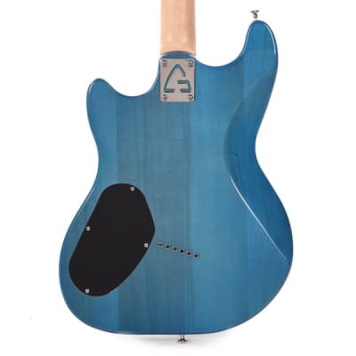 Guild Surfliner Catalina Blue 6-String Solid Body Electric Guitar with Maple Fingerboard, Mint image 4